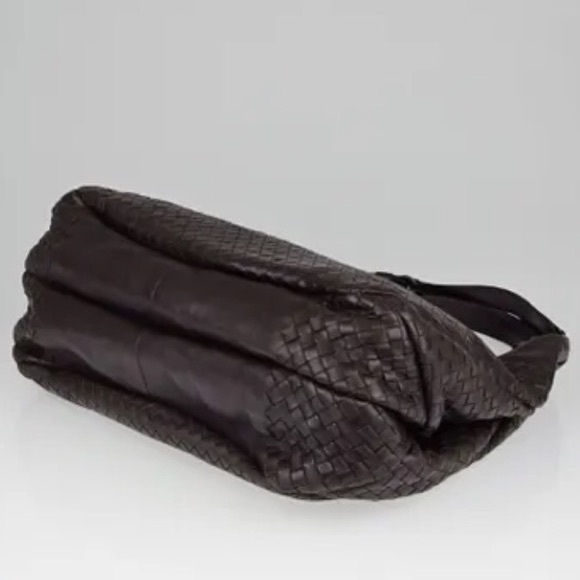 💎✨ LARGE STUNNING✨💎 BLACK BOTTEGA VENETA CAMPANA HOBO - Picture 10 of 12